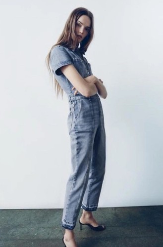 Zara fitted denim jeans - fitted,