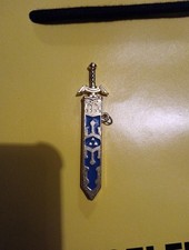 Legend Of Zelda Master Sword Pendant, Removable Sword & Scabbard, No Chain