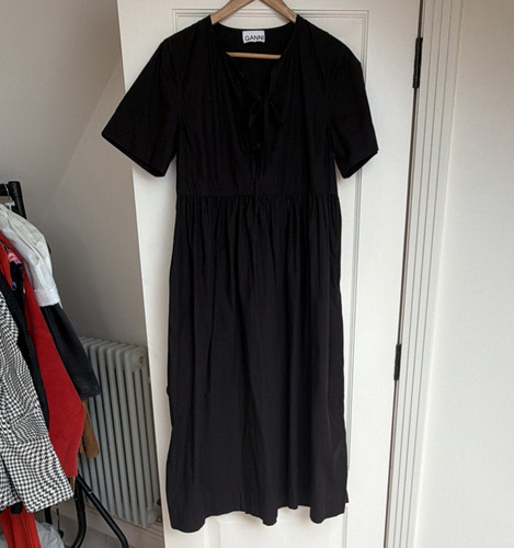 Ganni black smock - smock, dress