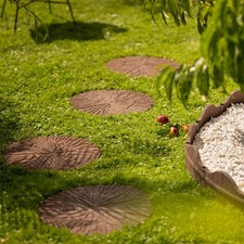 Garden Stepping Stones Cracked