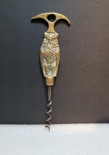 Antique brass corkscrew - antique, with