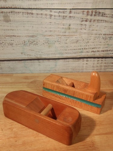 Two vintage wooden european - vintage,