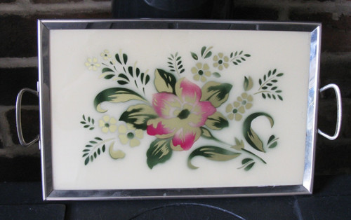 Vintage serving tray - vintage, retro