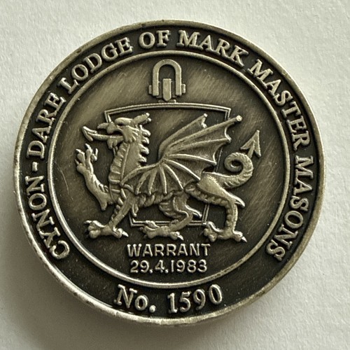 Welsh masonic token - masonic,