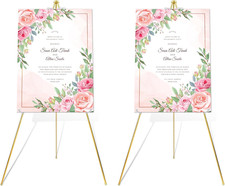 Portable Gold Metal Easel