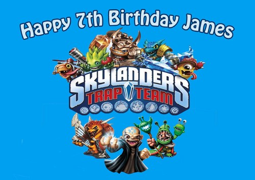 Trap team skylanders cake - trap,