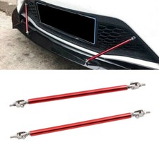 2PCS Red Car Bumper Lip