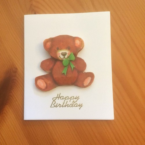 Blank tole decoupage card - tole,