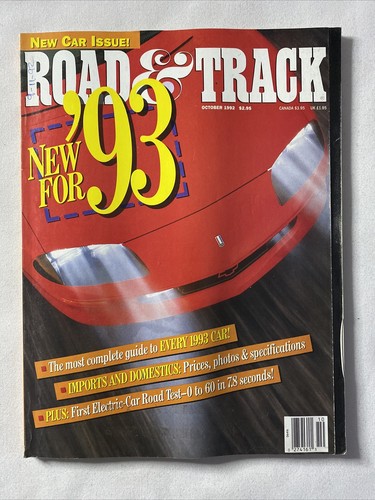 1992 october road track - 1992, &