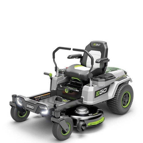 Ego ride lawnmower - on,