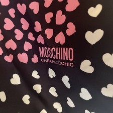 Moschino  Large 100% Silk Scarf. Never Worn.