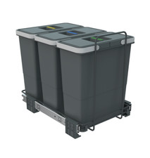 400mm Grey Cabinet Bin Base