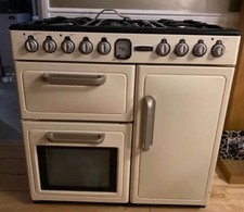 Leisure Rangemaster Classic Deluxe Dual Fuel Range Cooker Cream
