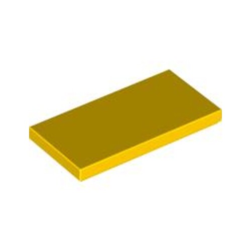 Lego bricks 10x - bright, yellow