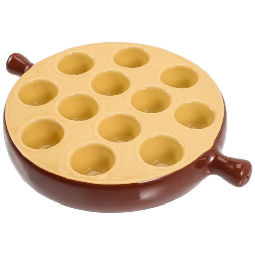 Escargot baking dish - dish, baked