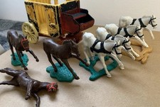 Vintage Timpo Toys Horse-Drawn