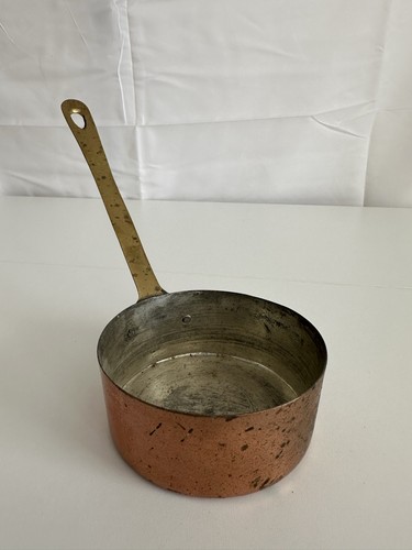 Copper brass small saucepan - small,