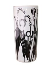Ceramic Umbrella Stand, Black