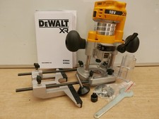 DeWalt 18V 1/4" & 8mm dcw604 cordless Plunge Router Bare Unit + without Case