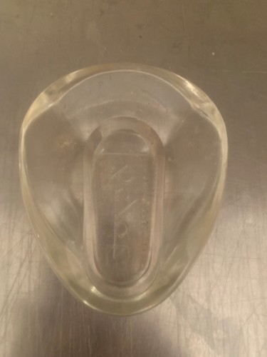 Miniature vintage glass urinal - miniature,