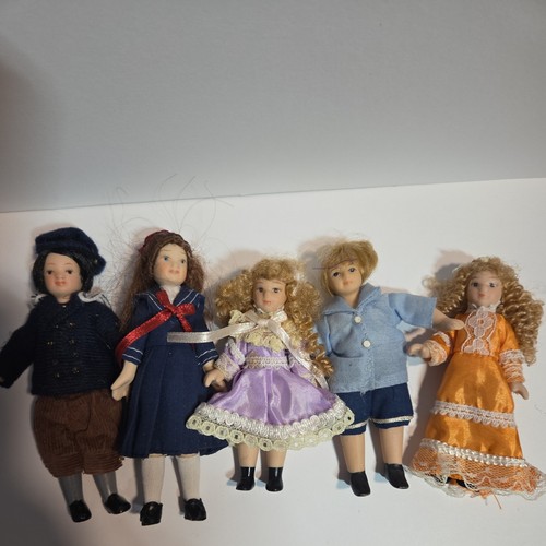 Dolls house doll children - 5,
