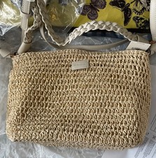 LK Bennett Raffia and Leather
