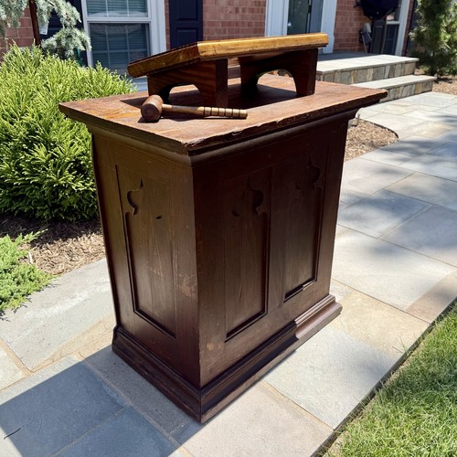 Vintage tiger oak - tiger, podium