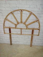 1970’S STYLE BAMMBOO HEADBOARD FRAME SINGLE BED 36IN 3FT