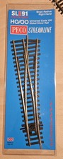 PECO SL-E91 Nickel Silver  Electrofrog Sm Radius RIGHT Hand Points Free Postage