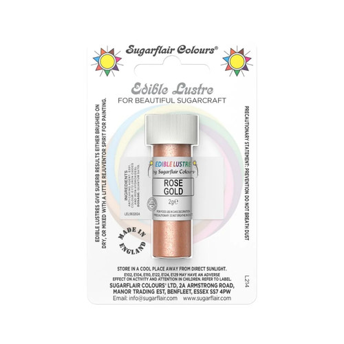 Rose gold edible lustre dust - lustre,