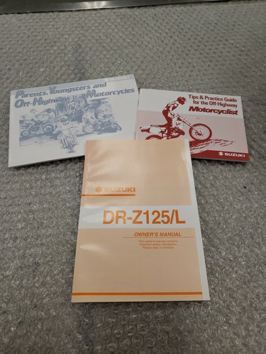 Suzuki z125 owners manual - dr-z125/l,