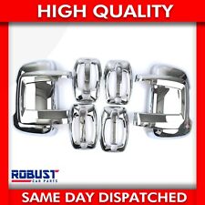 CHROME WING MIRROR COVERS + 4