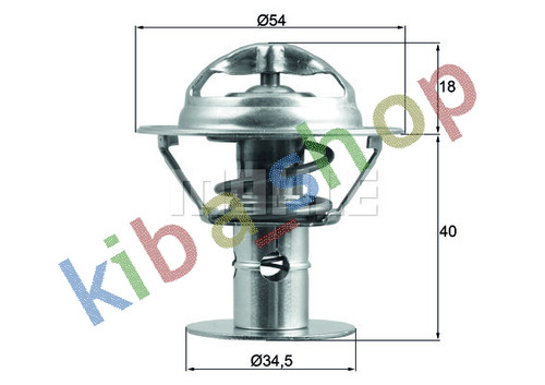 Cooling system thermostat - system,
