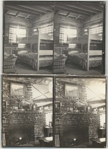 Camp cabin interior - interior, with