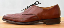 Loake Shoes Mens UK Size 8.5 Tan Brown Leather Ferring 773T Derby Loakes
