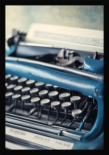 Soft vintage typewriter - soft,