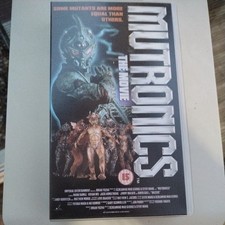 RARE Mutronics The Movie VHS PAL - 1992 -  Sci-Fi Horror Cult - Mark Hamill