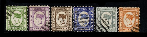 Labuan 1892 queen recess - labuan,