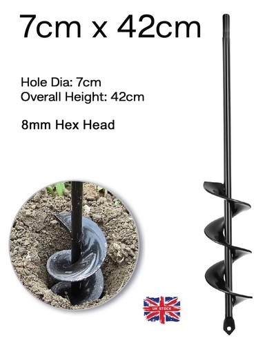 Garden planting auger - planting, 7cm