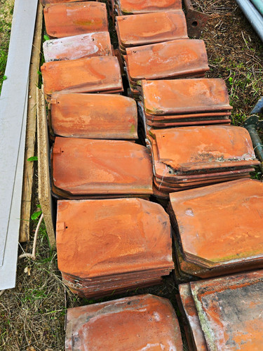 Hand made clay pantiles - clay,