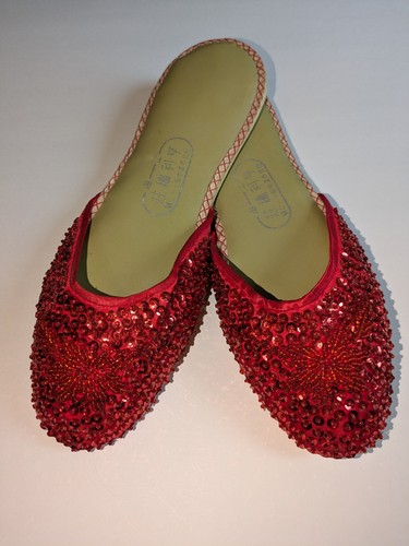 Asian women red sequin - asian,