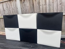 Ikea Trones Shoe Storage Organiser White Black 6 pcs