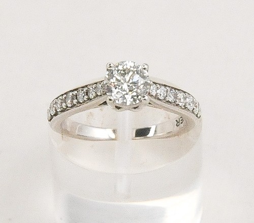 18ct white gold - white,