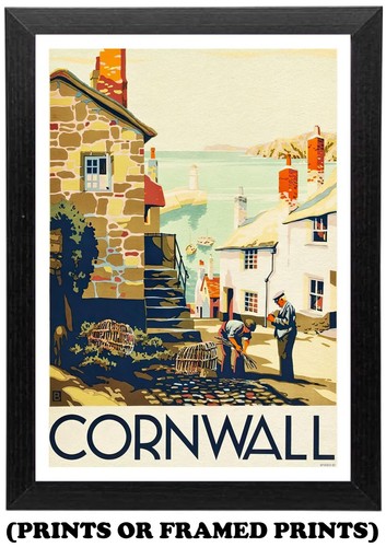 Cornwall vintage travel - vintage,