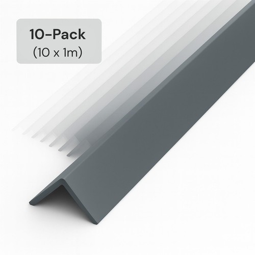 Pack grey metre upvc - 10,