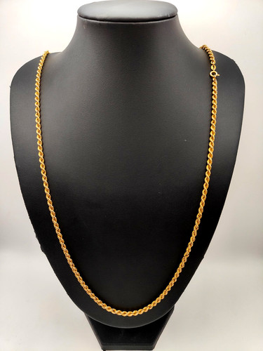 9ct yellow gold - yellow, chain