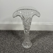 Vintage Cut Crystal Vase
