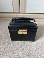 Dulwich Designs Lockable Leather Jewellery Box travel mirror