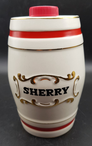 Vintage empty ceramic sherry - empty,