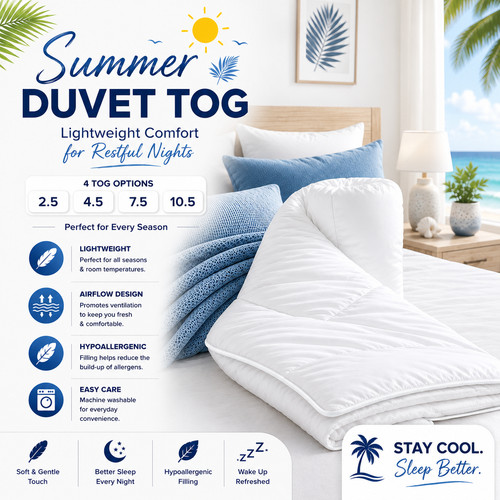 Summer duvet quilt 5 7 - duvet, 7.5